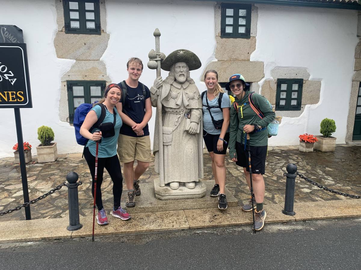 Camino de Santiago students