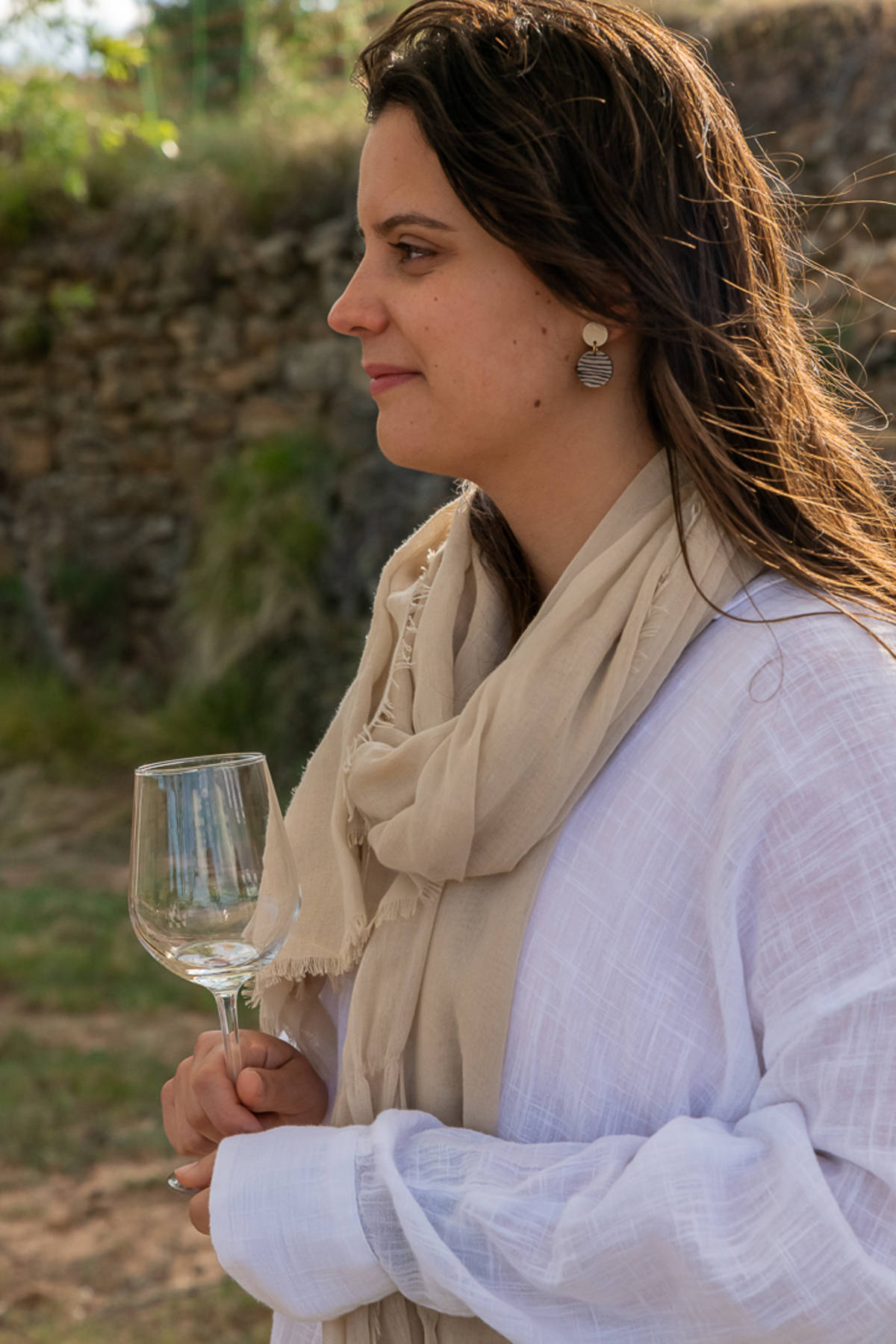 Cata de vinos en el campo