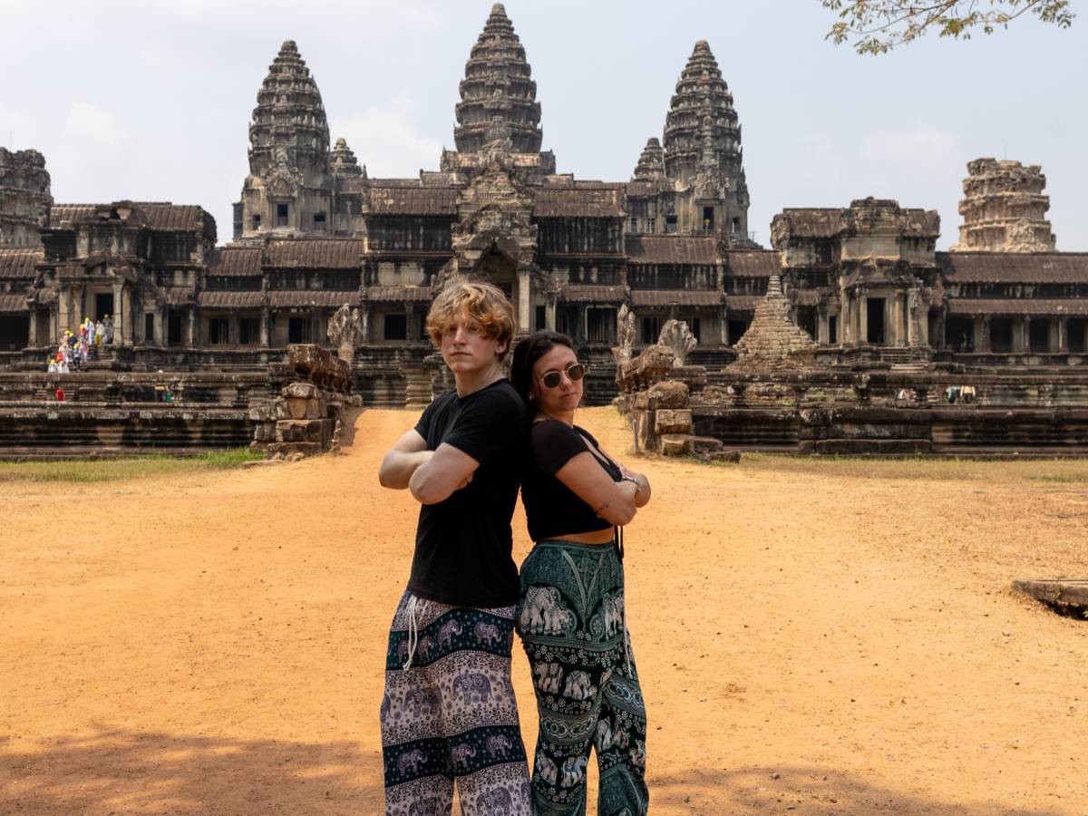 Centuries old temples is where we do our classes. What's your homeroom?