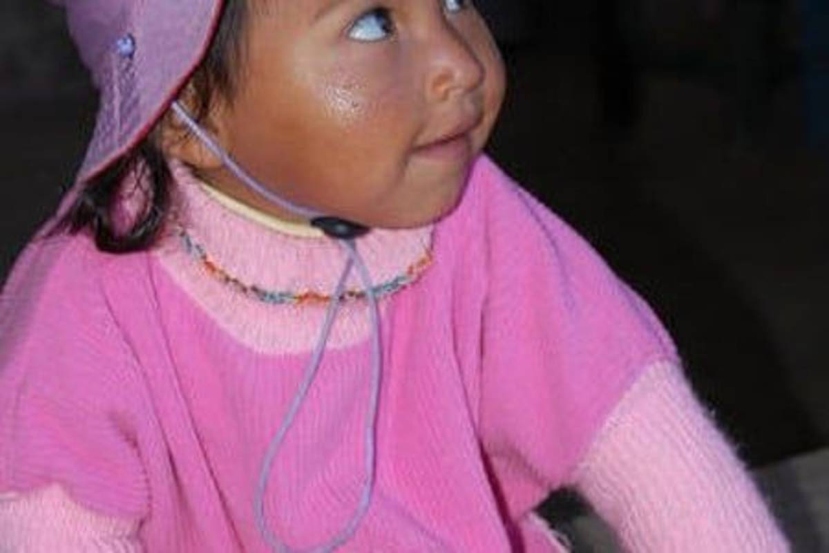 Cute girl in pink