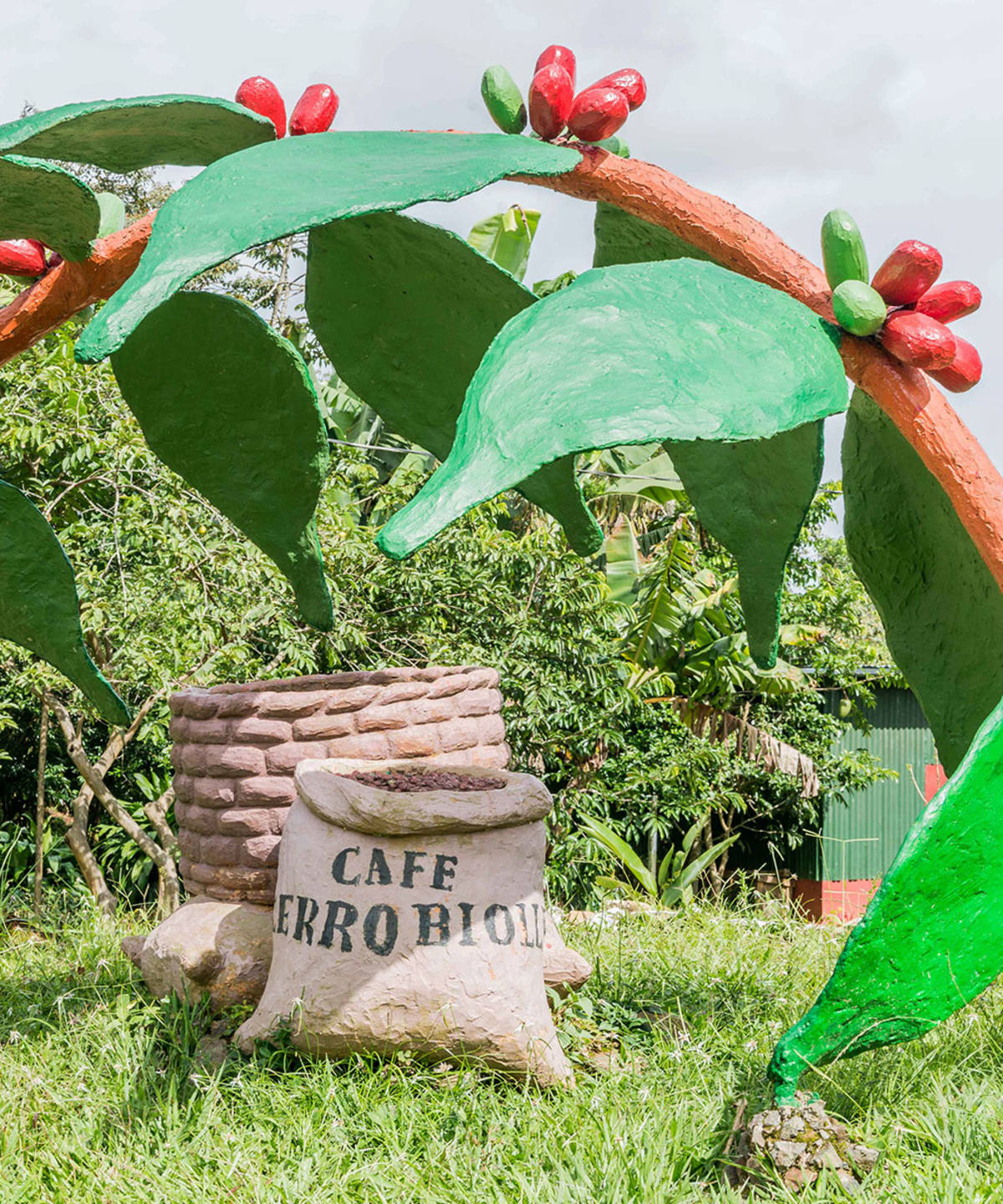 Coffee sculpture 