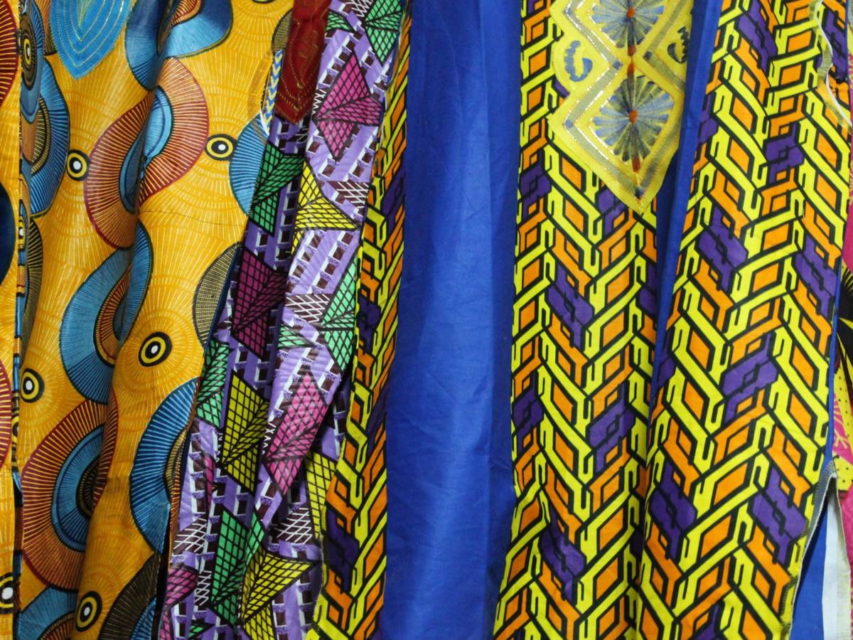 Colorful fabrics