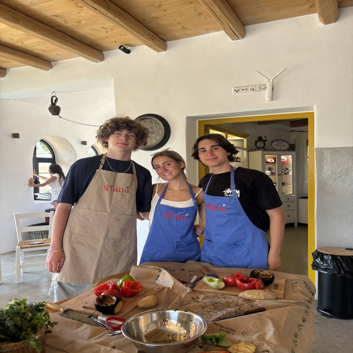Cooking class, greece