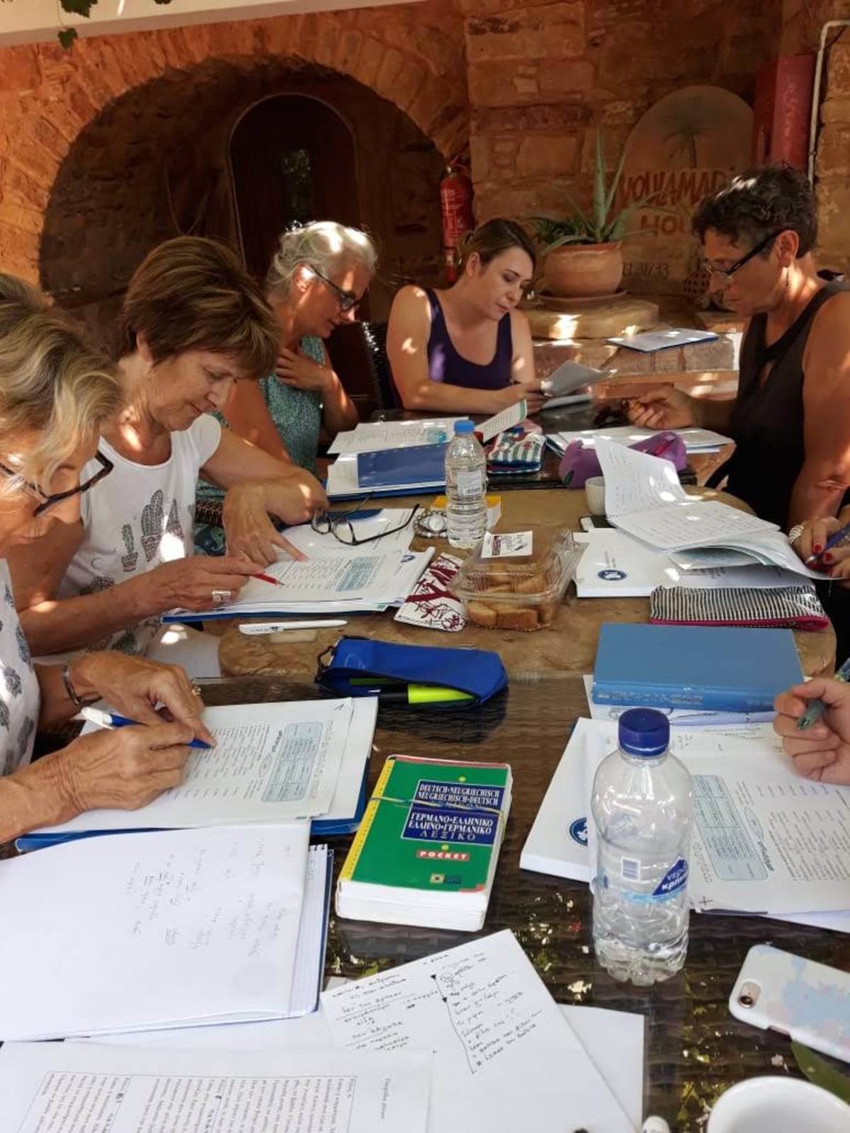 During Greek course Chios