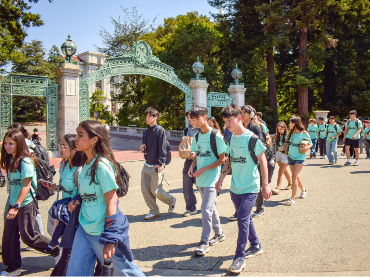 embARC students walking in front of Sather Gate