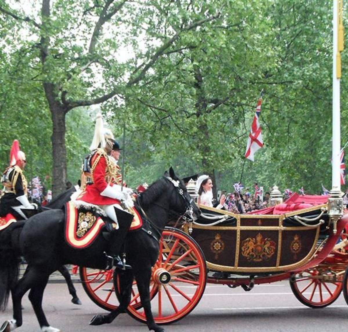 Princess in a Royal Carriage 