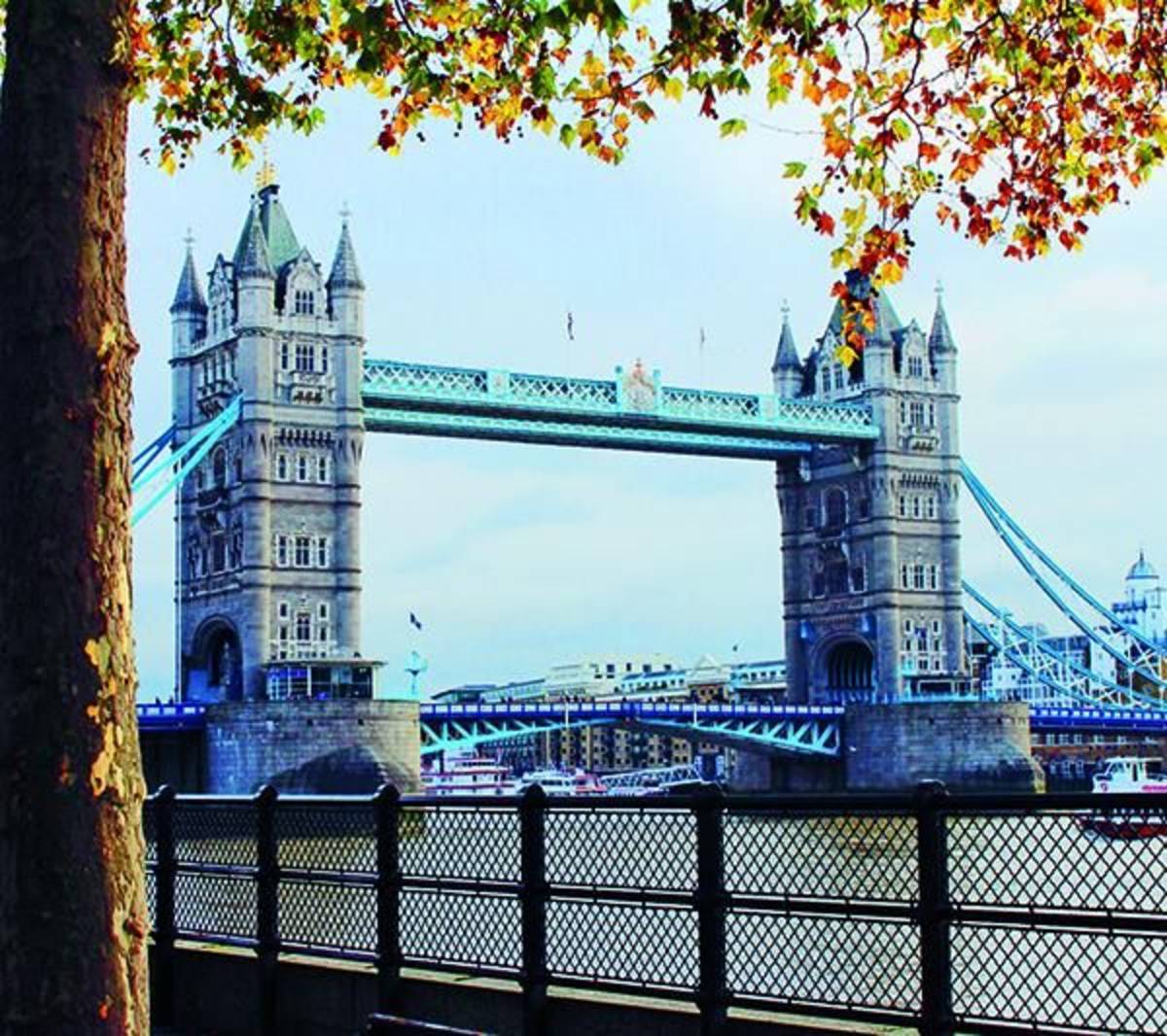 Landscape of the Tower Bridge 