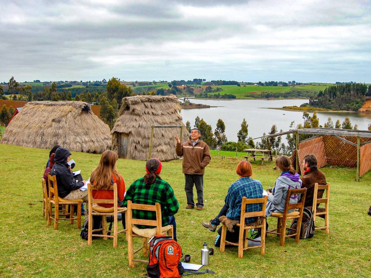Field lecture in Chile