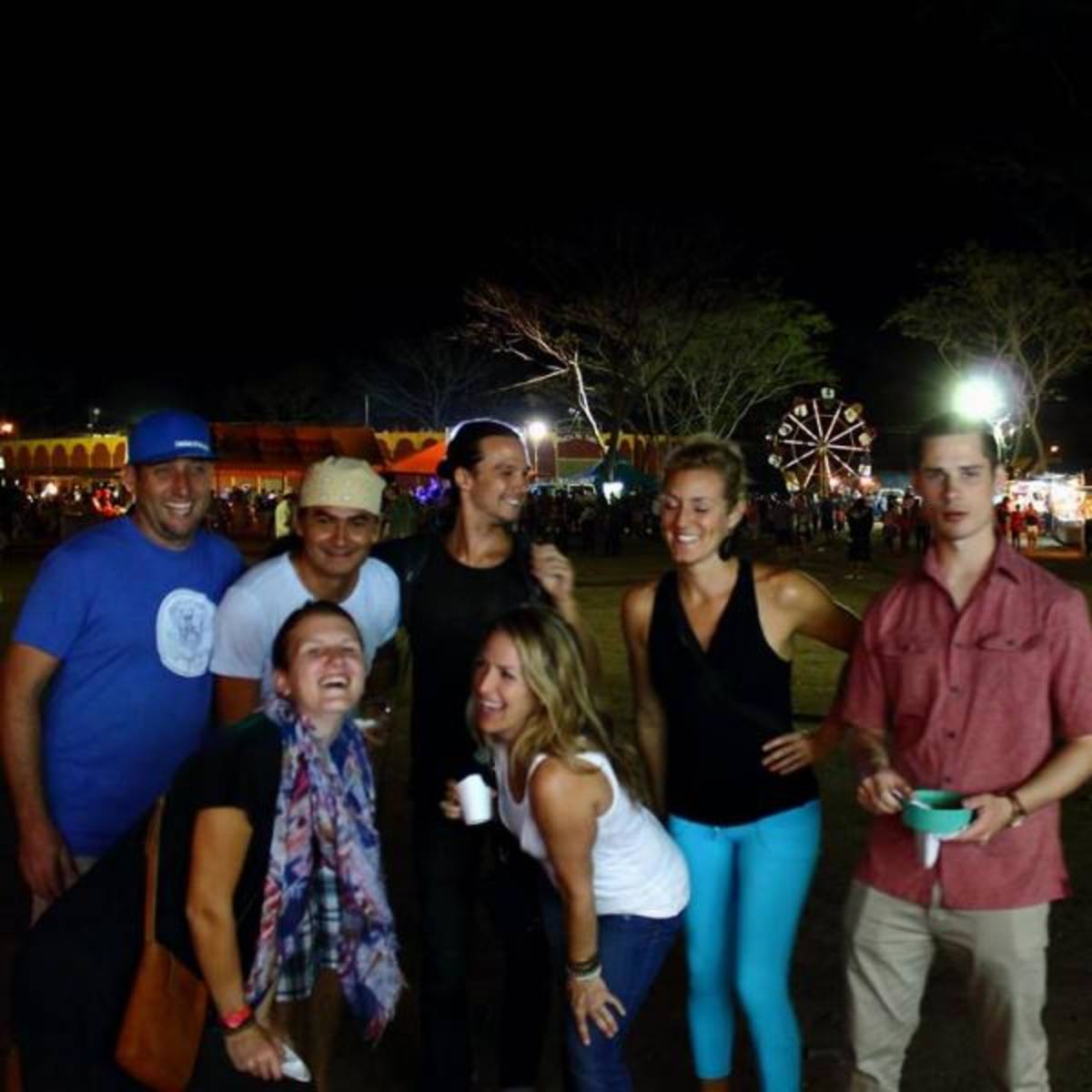 NSI students celebrating 'the fiestas de Nosara'