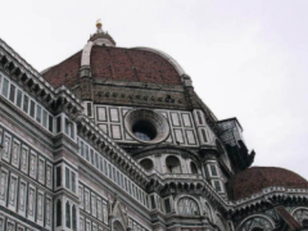 Florence, Italy's iconic Duomo dome, showcasing intricate architecture and rich history.