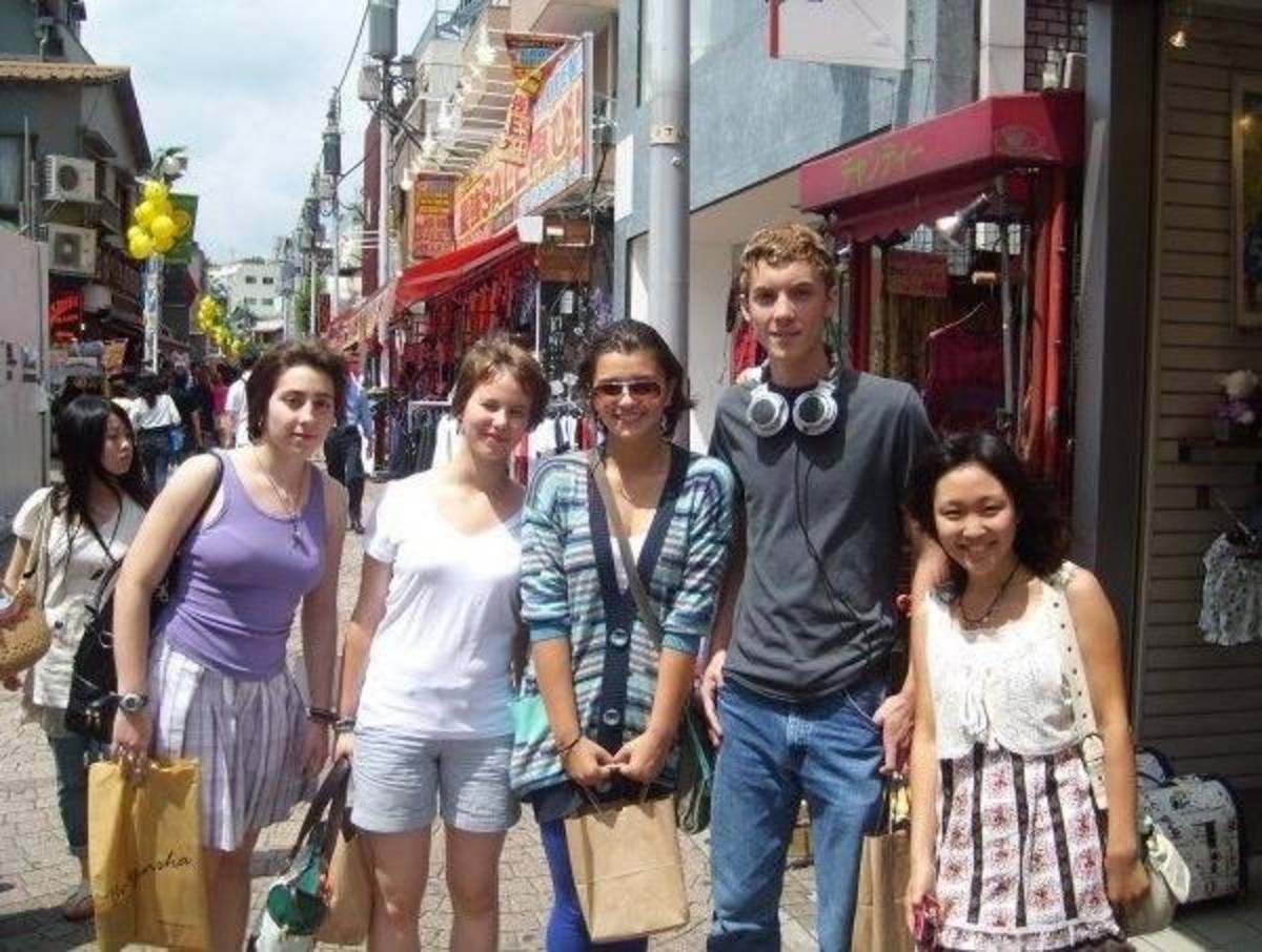 Make international friends in Japan
