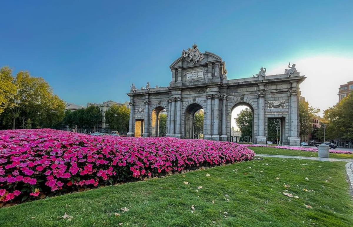 Gardens in Madrid