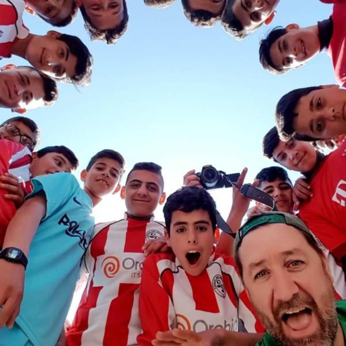 Volunteer with Palestinian Children