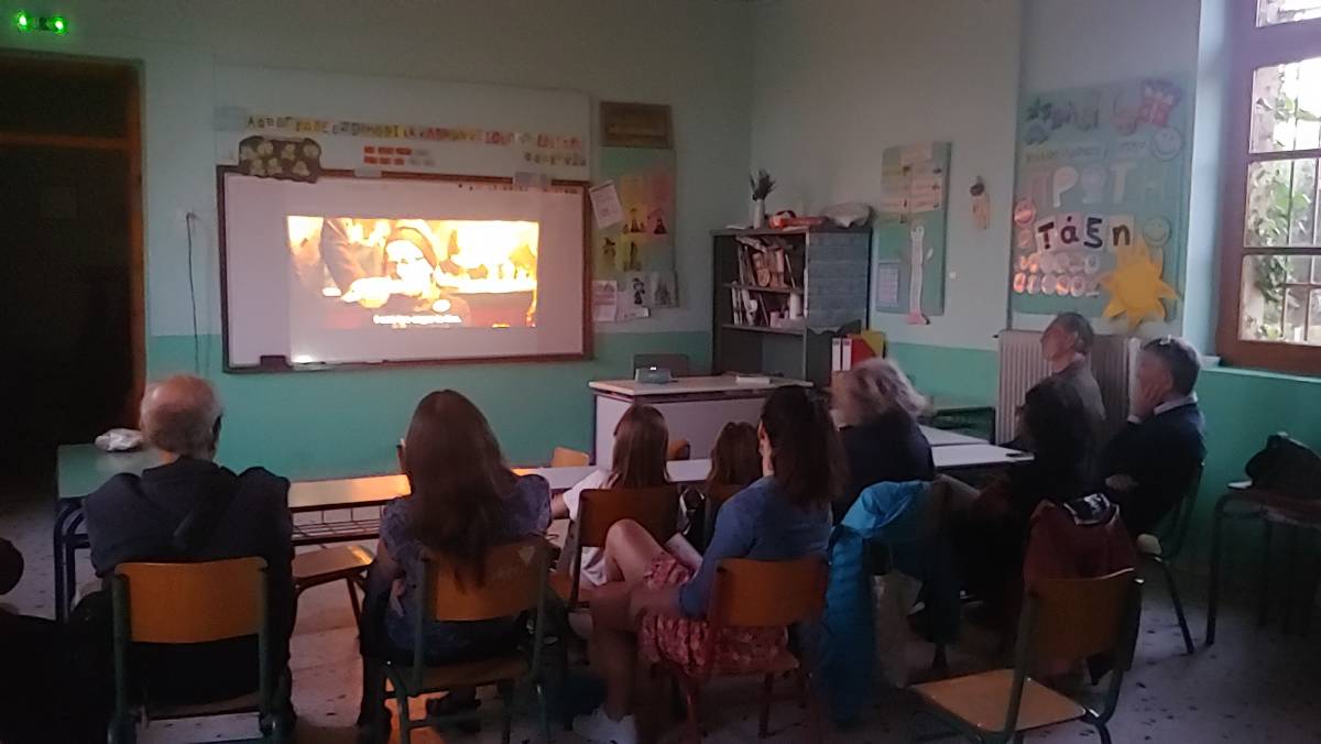 Greek Movie night at Methoni