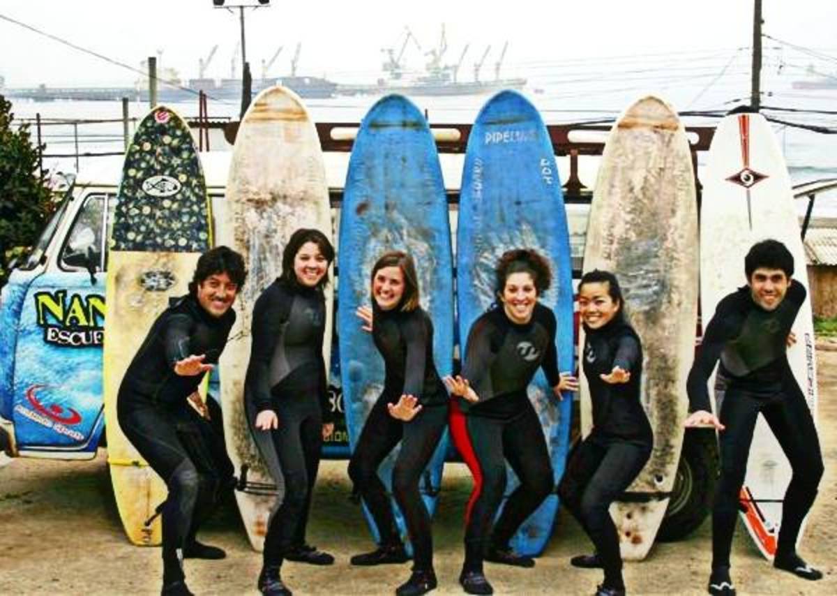 Group Surf - Intern in Chile - Adelante Abroad
