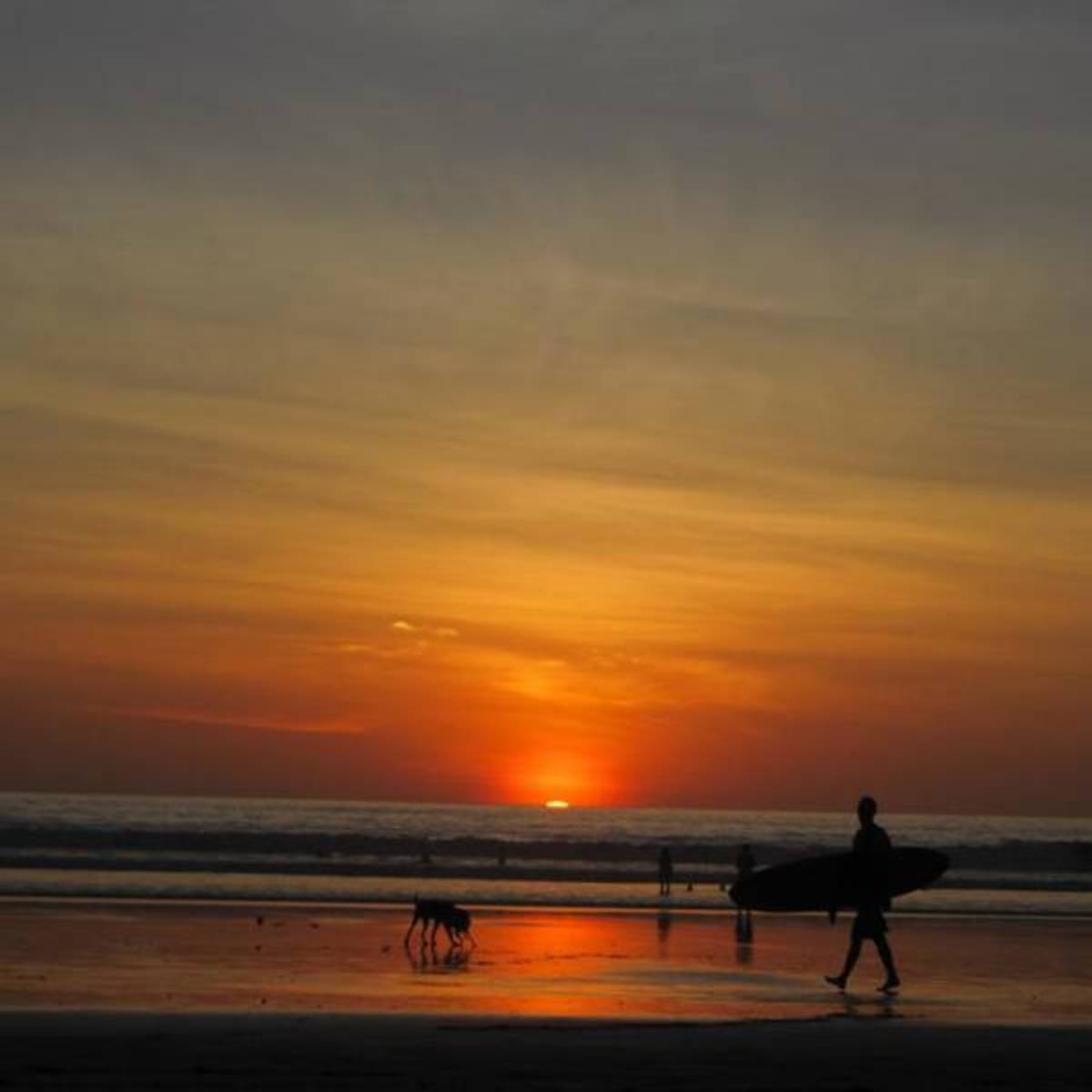 Playa Guiones Sunset
