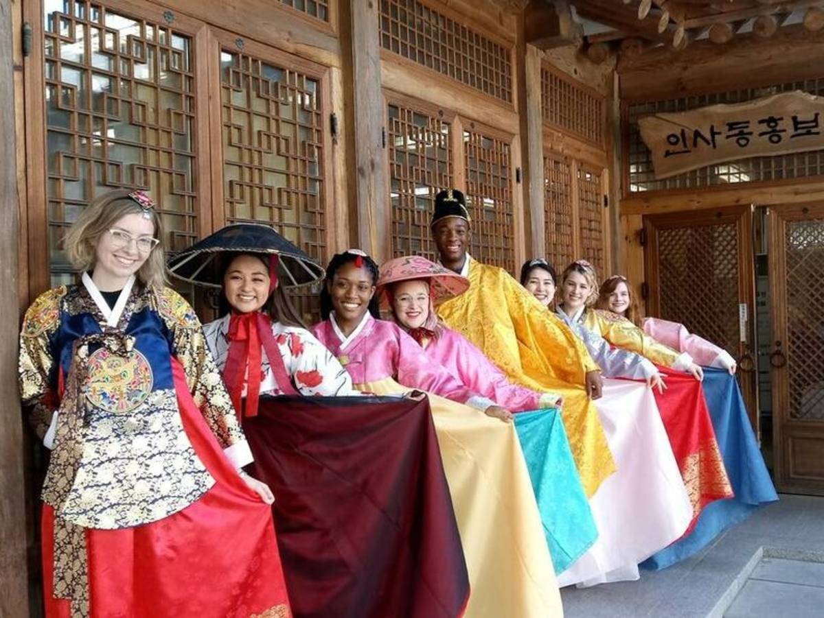 Hanbok in Seoul South Korea