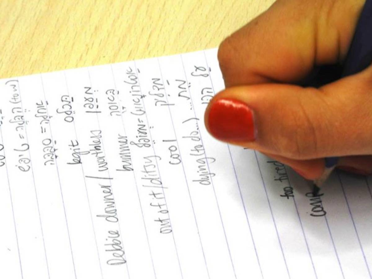 hand writing