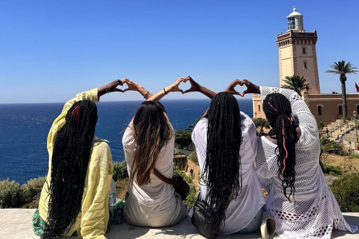 Heart hands in Morocco