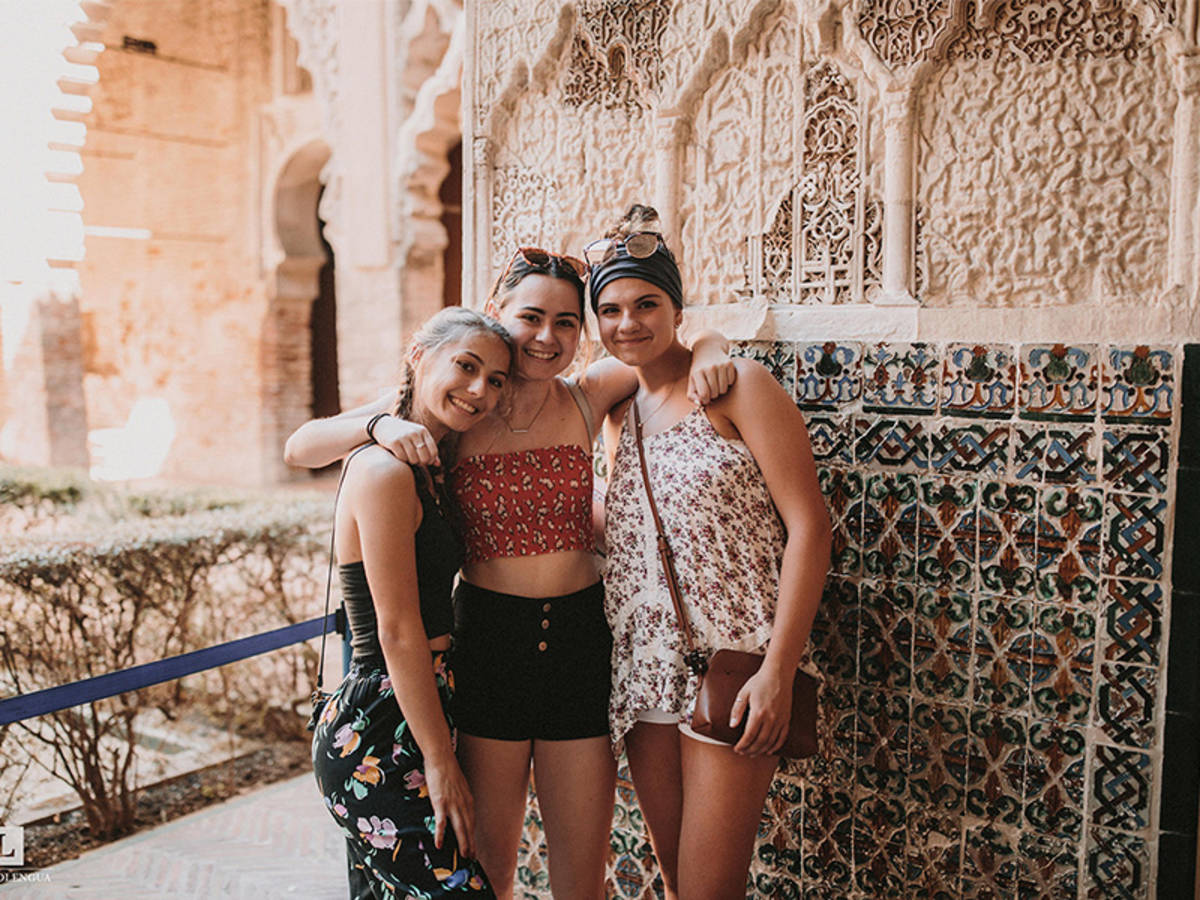 High School Summer Students at the Alcazar