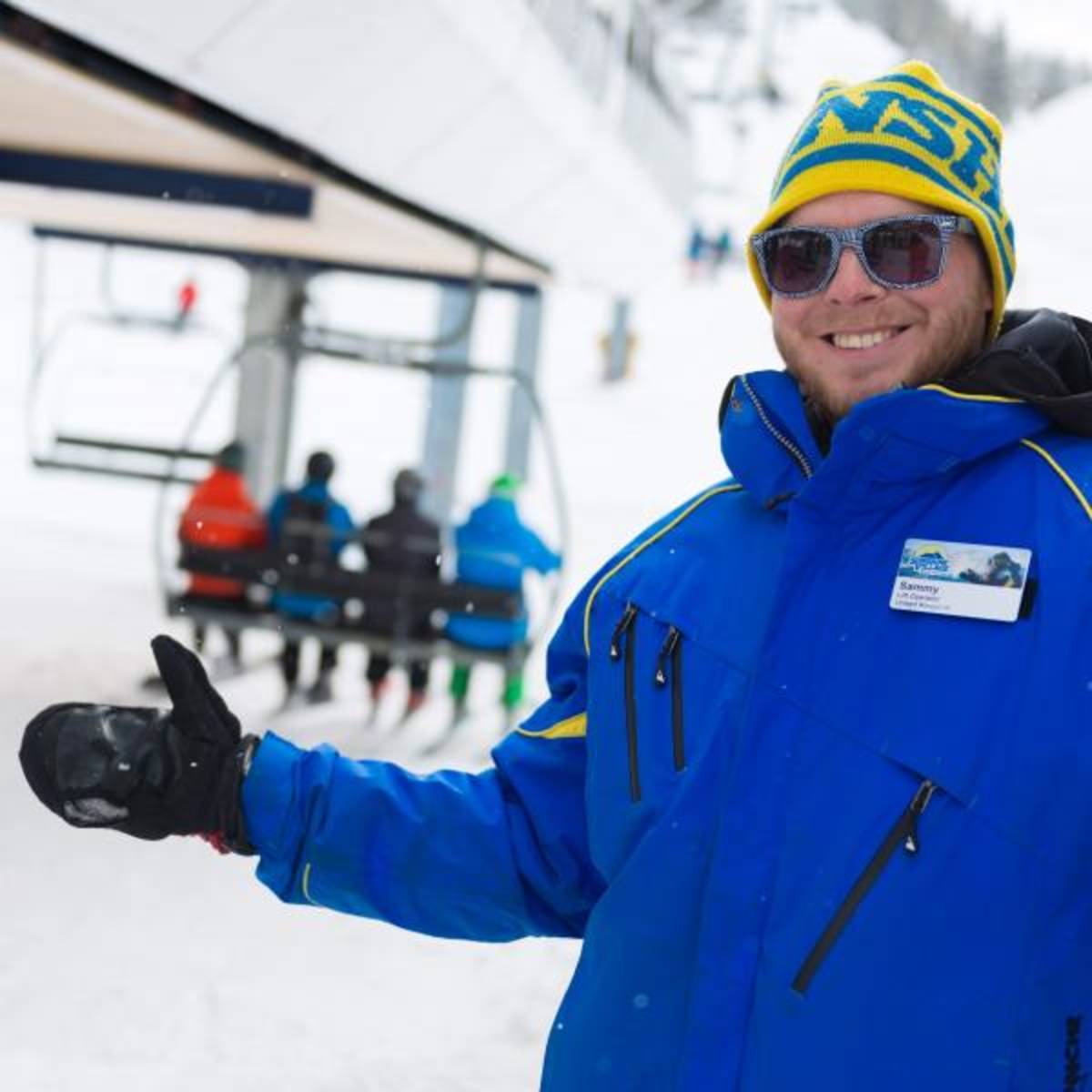 Chairlift operator in Canada