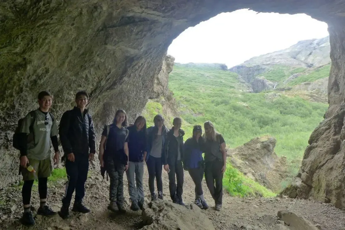 Iceland cave