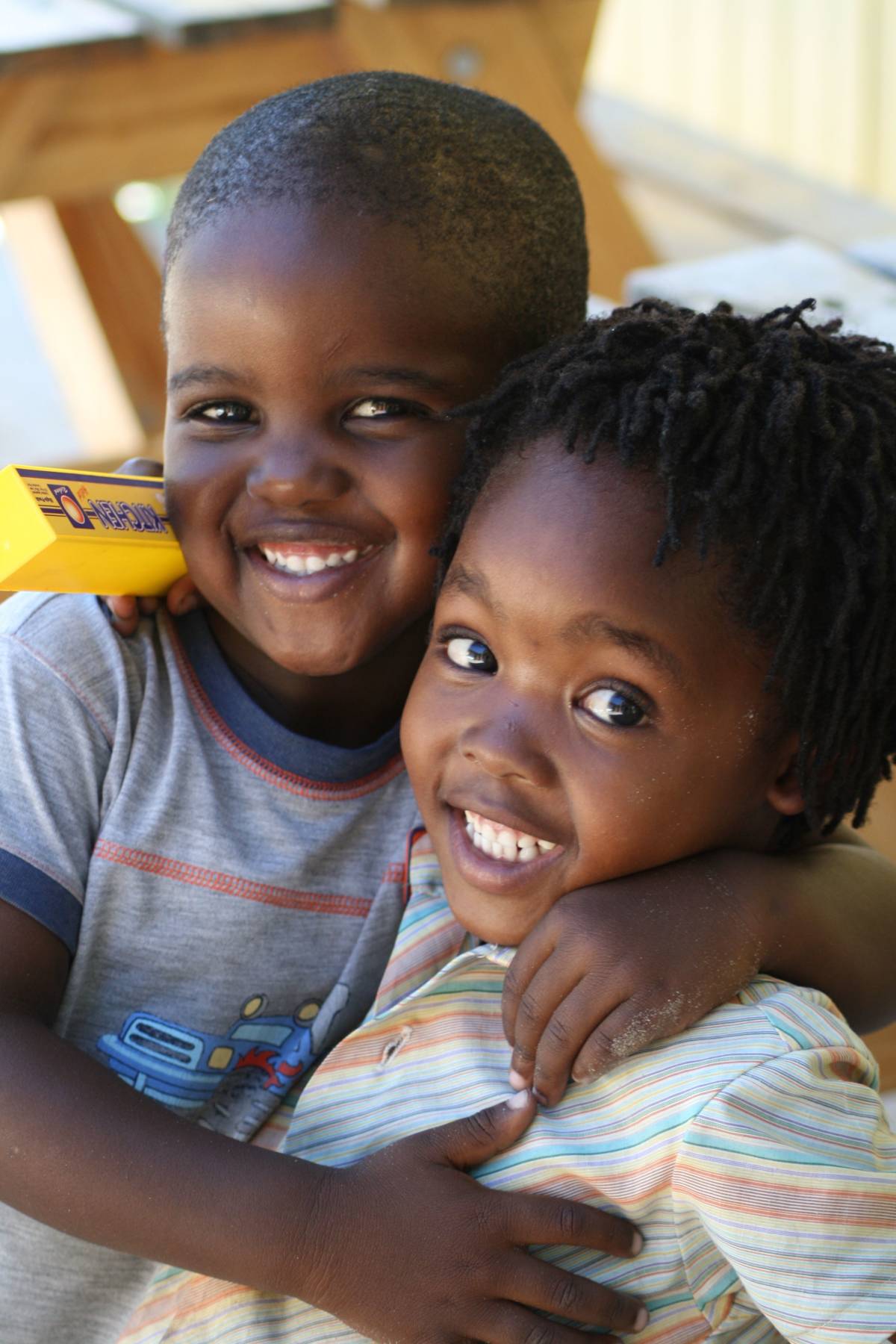 Local children in Cape Town