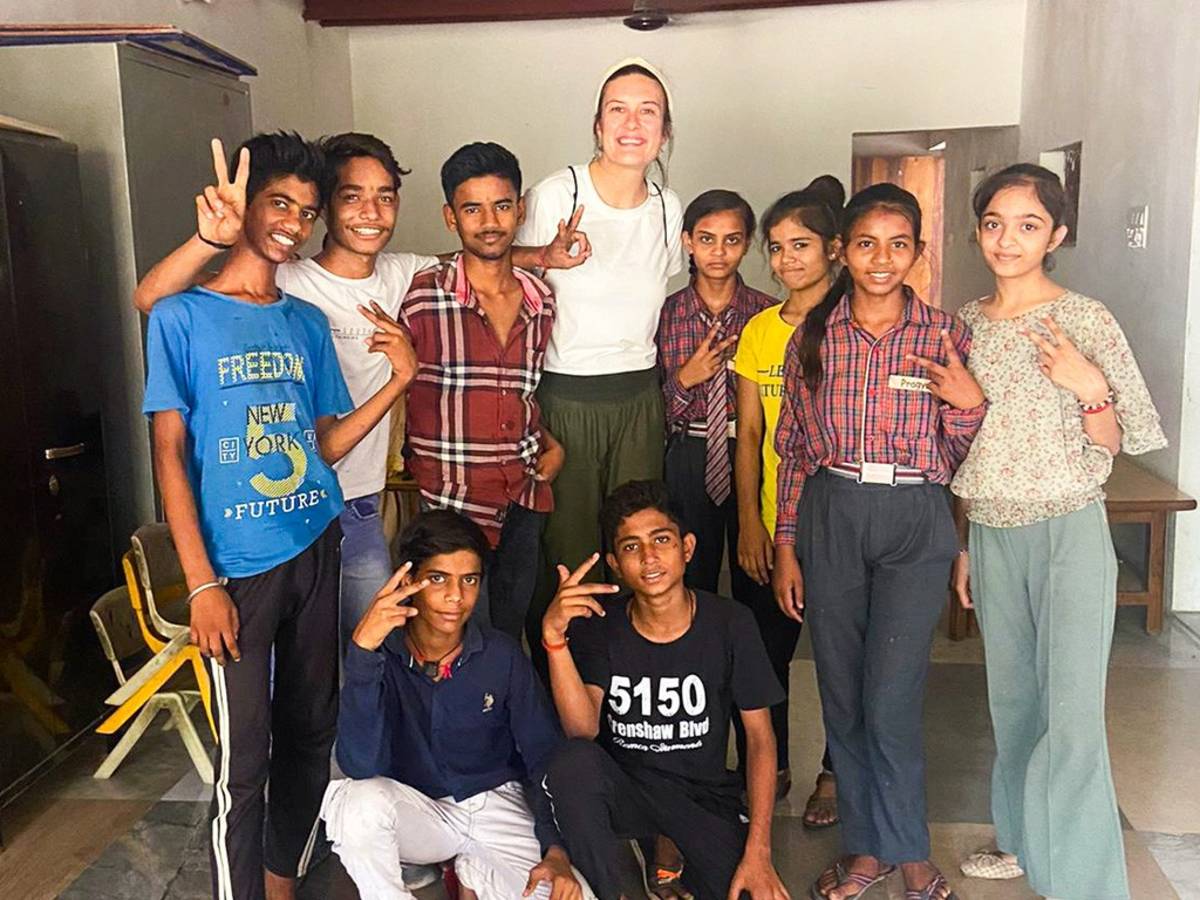 india slum teaching