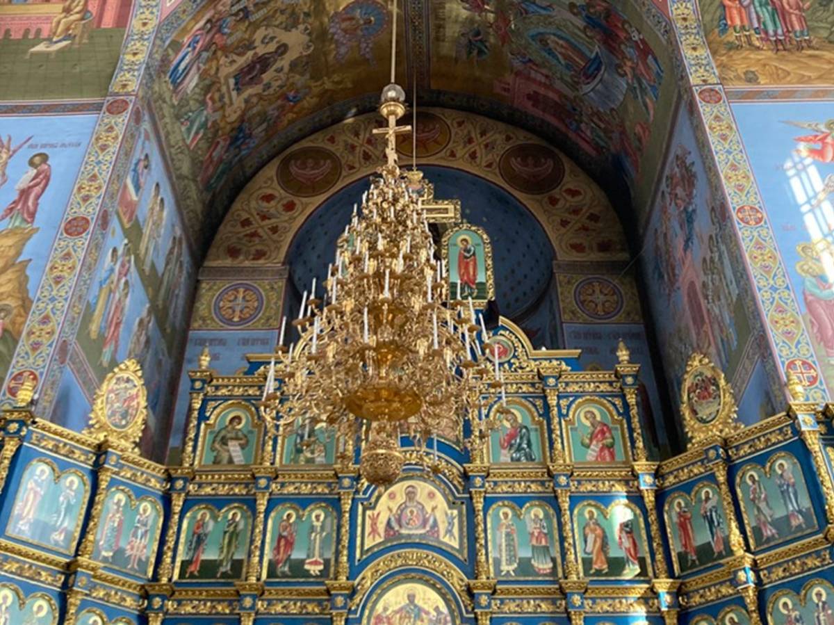 Inside an Orthodox church