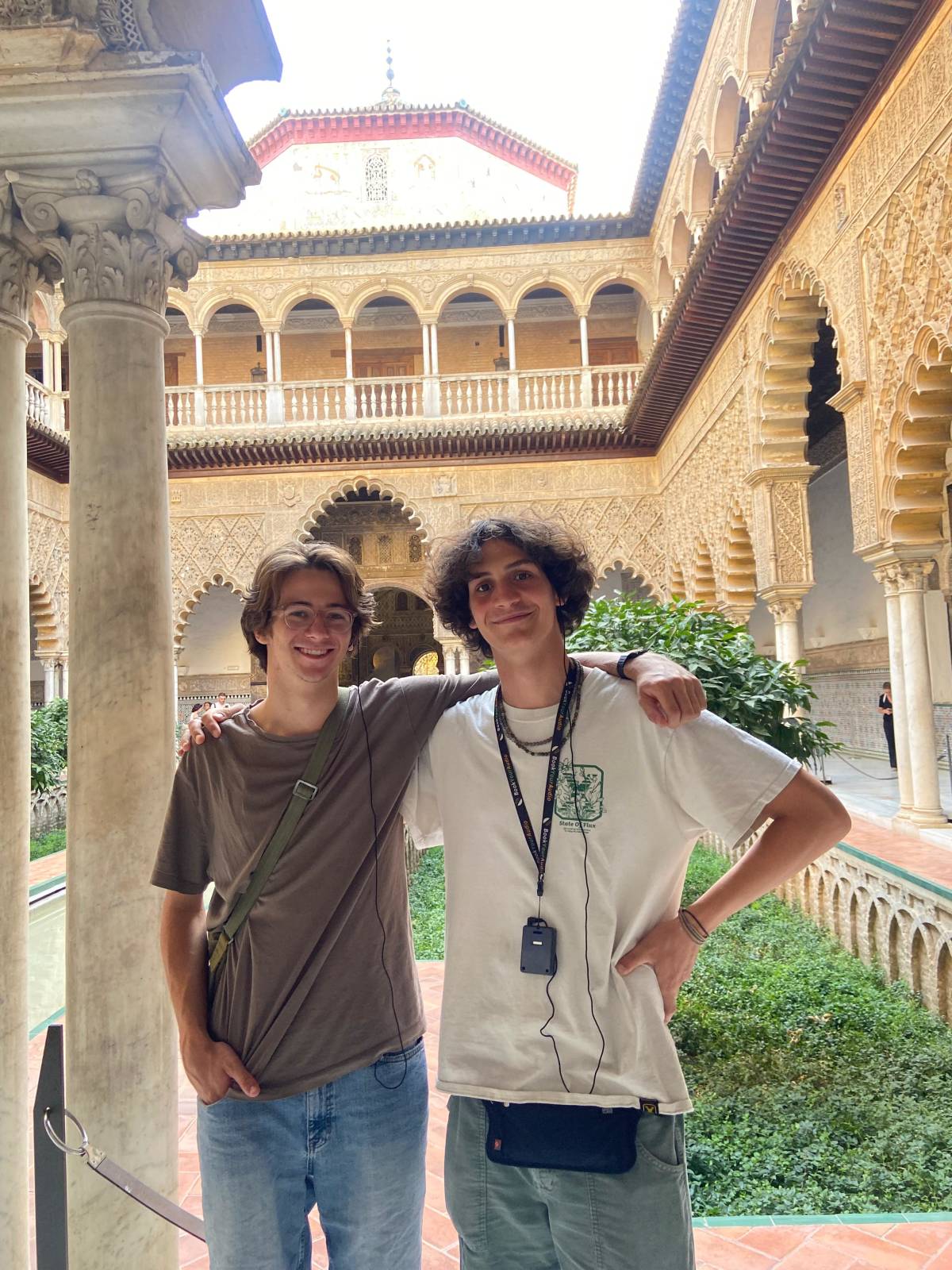 Intern candidates in Seville plaza