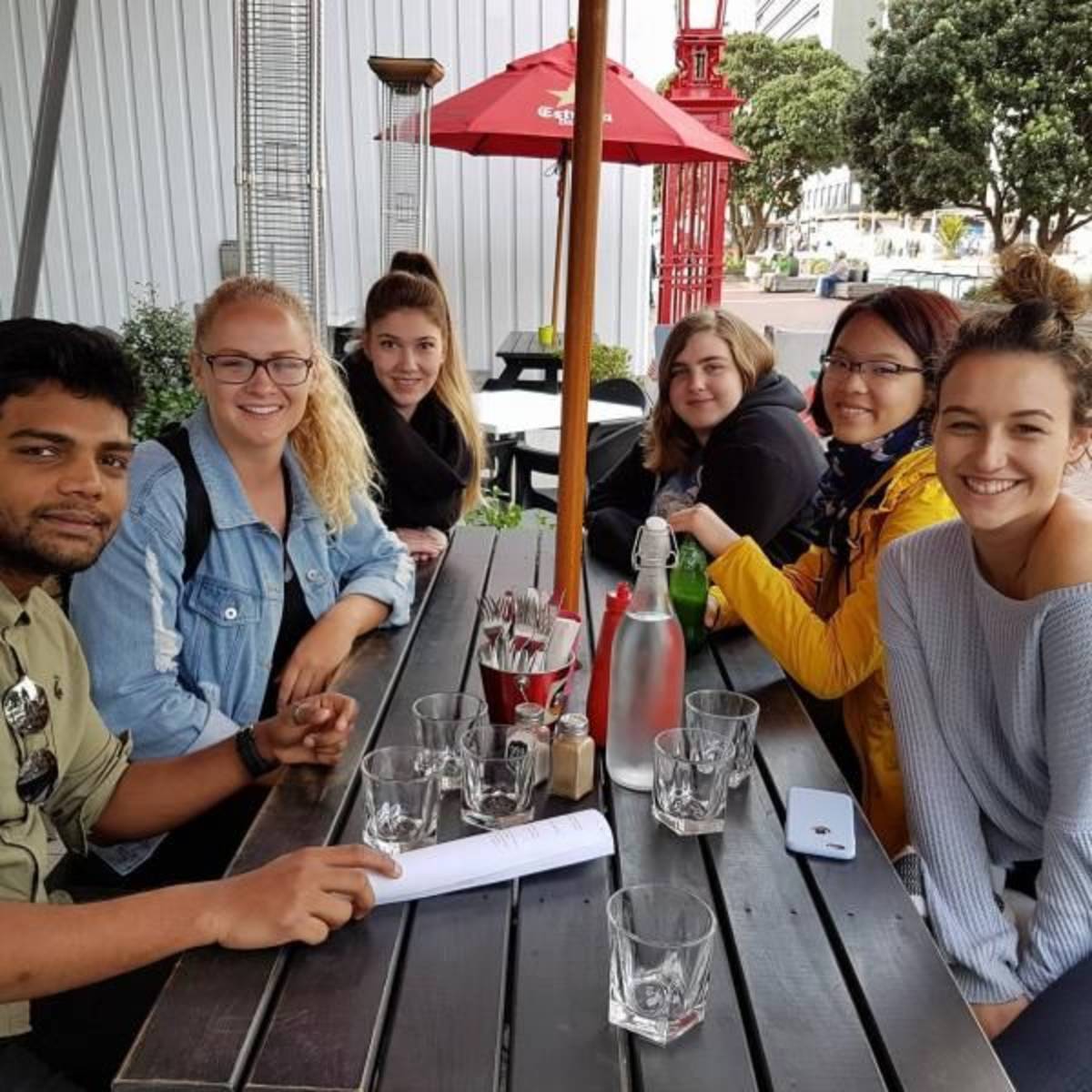 New interns meet up for drinks in Auckland