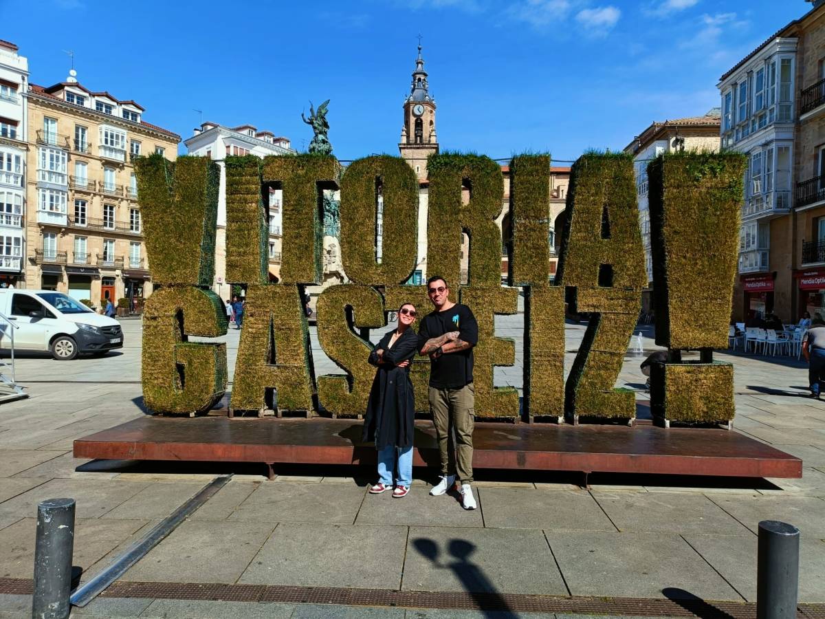 International intern exploring historic streets and beaches of Barcelona, Spain