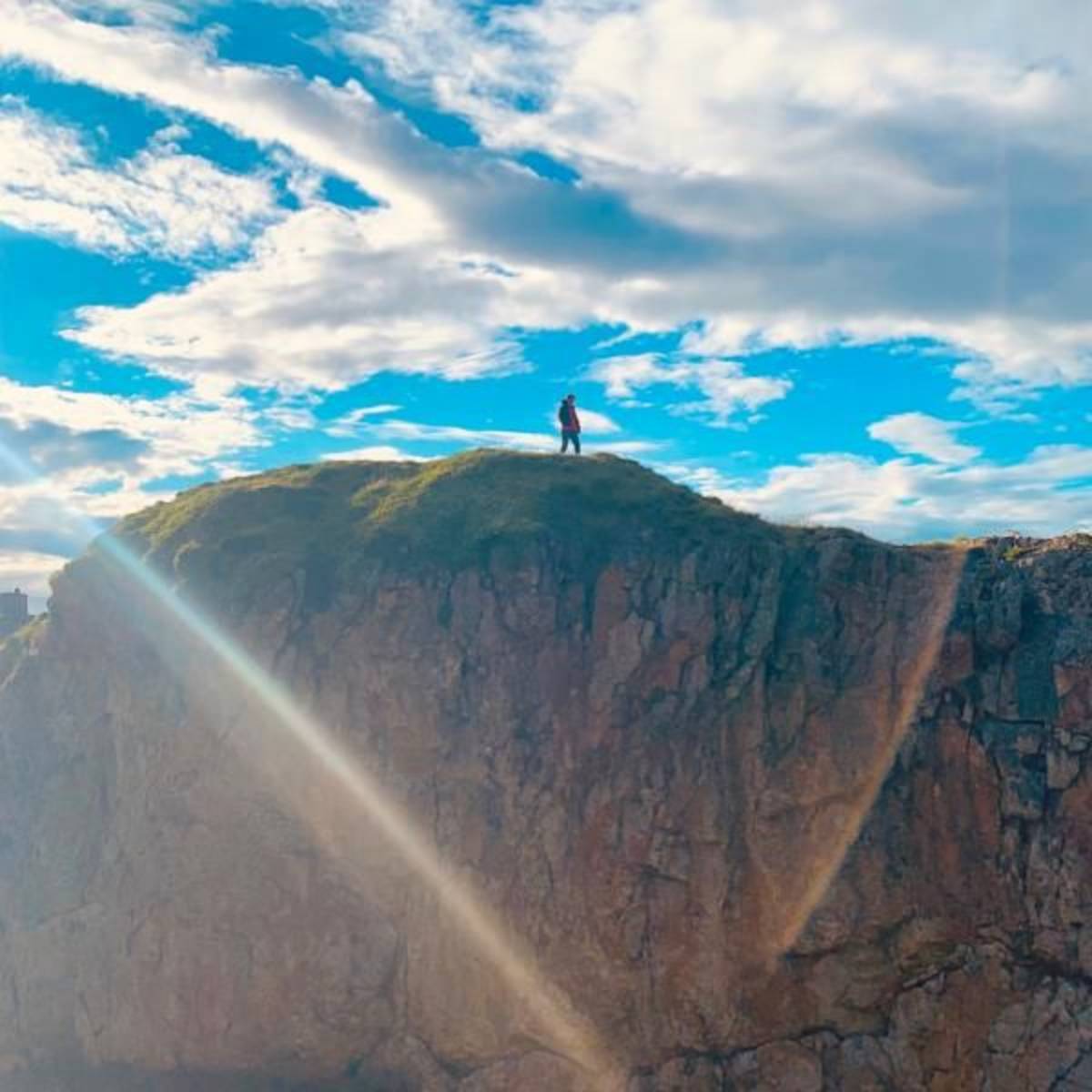 Student on Mountain in Ireland