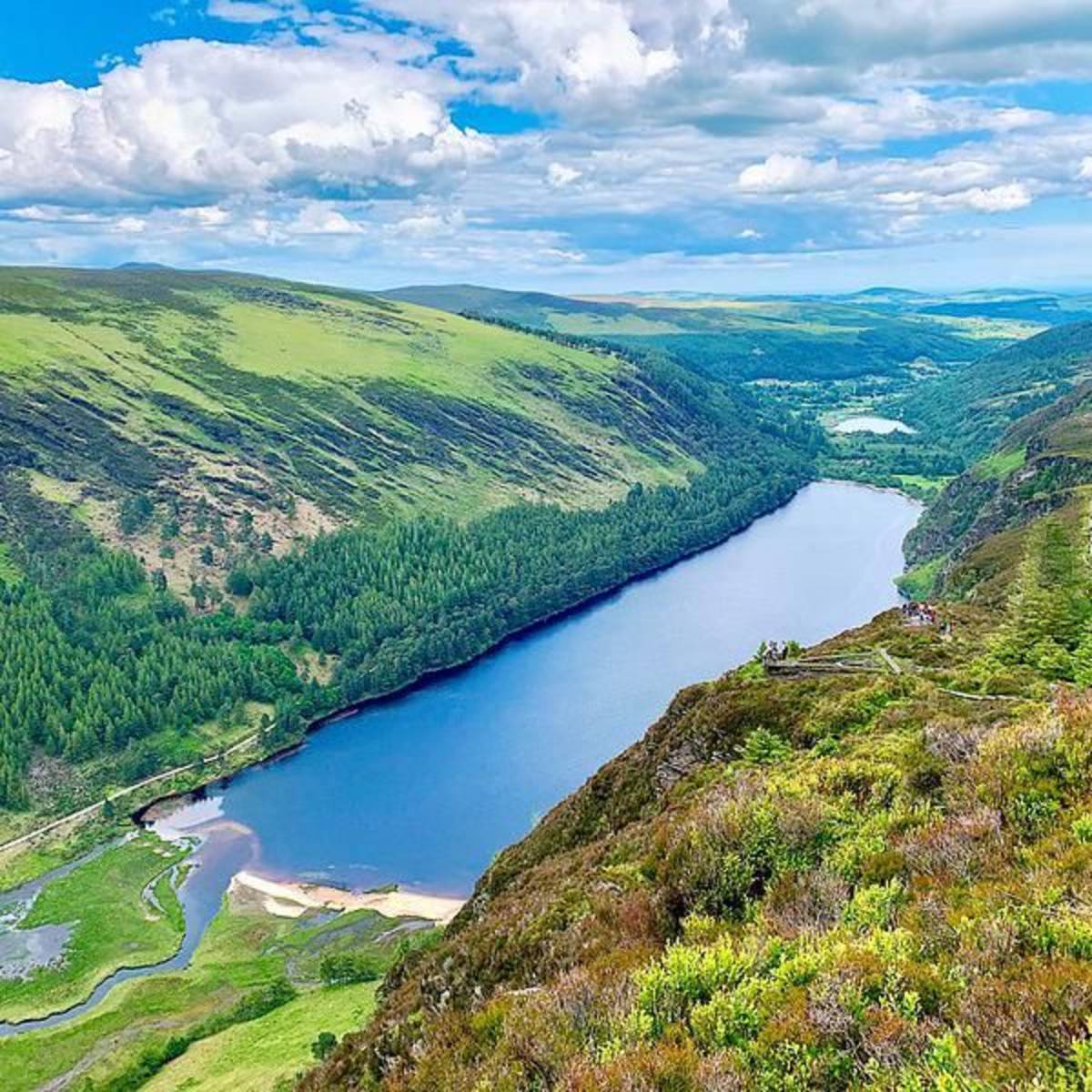 Landscape of Mountain View in Ireland