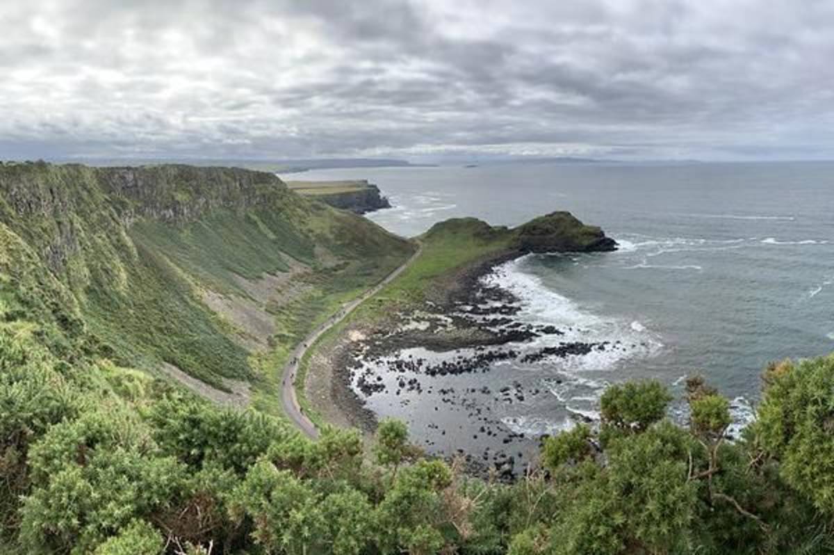 Landscape of Ireland Coast with Mountains