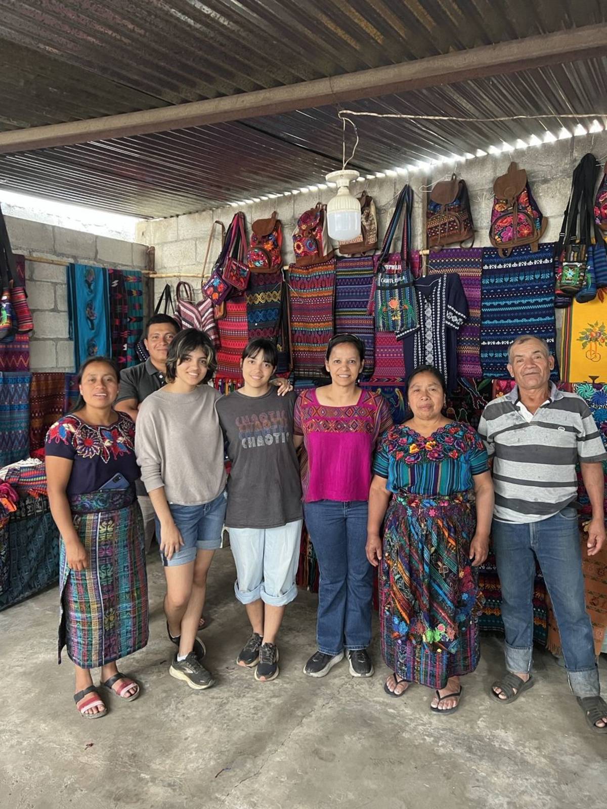 IVHQ Volunteers with their Homestay Family