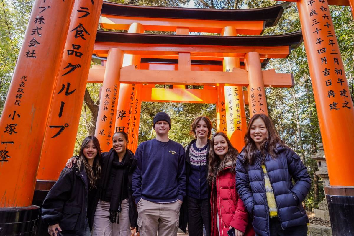 Japan is one of the countries students visit