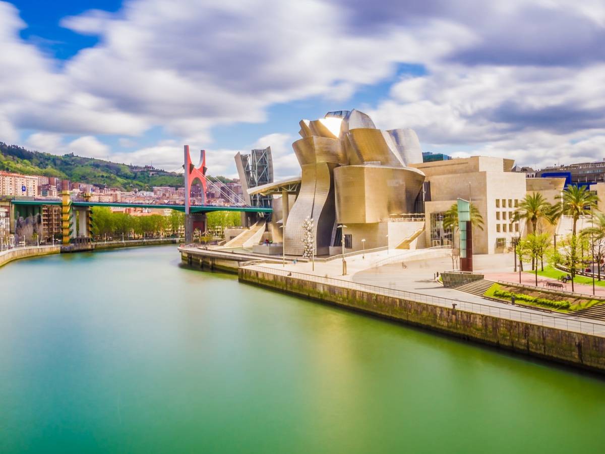 Landscape of Bilbao, Spain