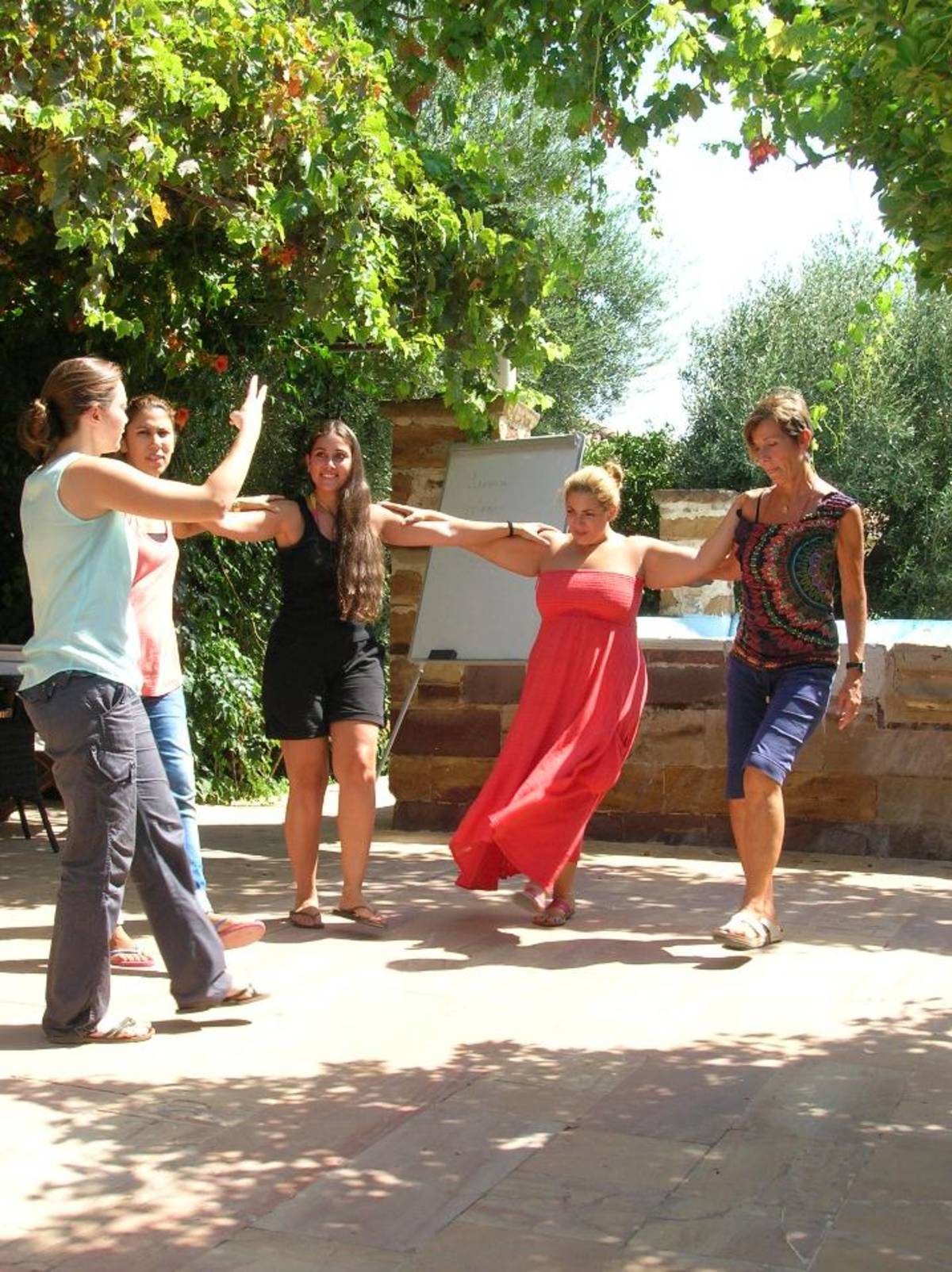 Learning Greek dances Chios