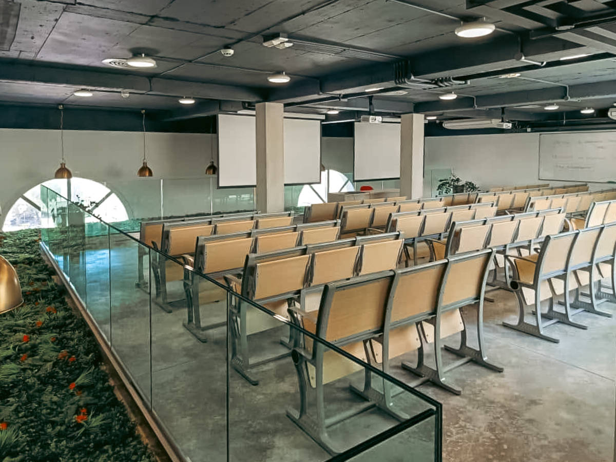 Lecture hall at MediCampus Europeo, Faculty of Medicine in Malta