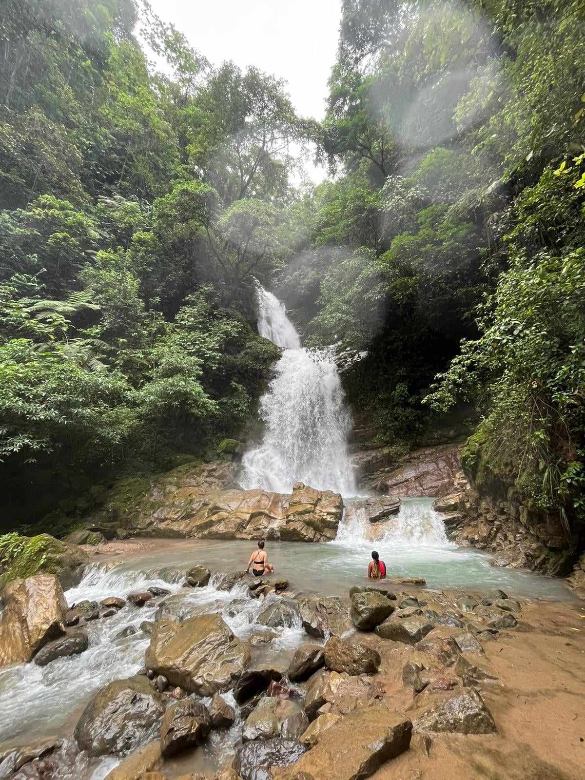 Local waterfall (La Huanca)