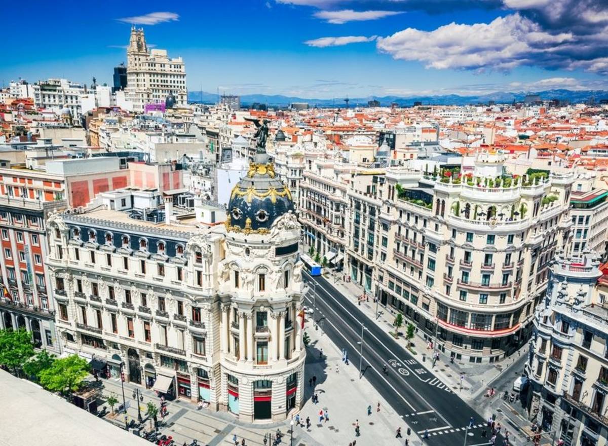 Madrid skyline