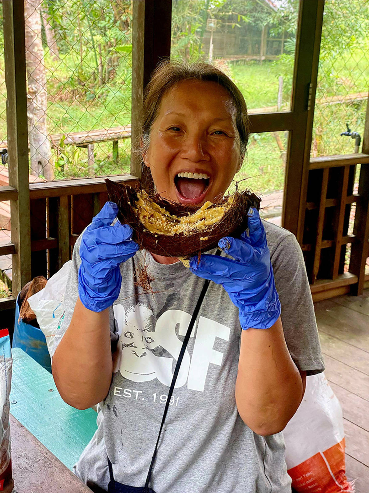Making Coconut Enrichment