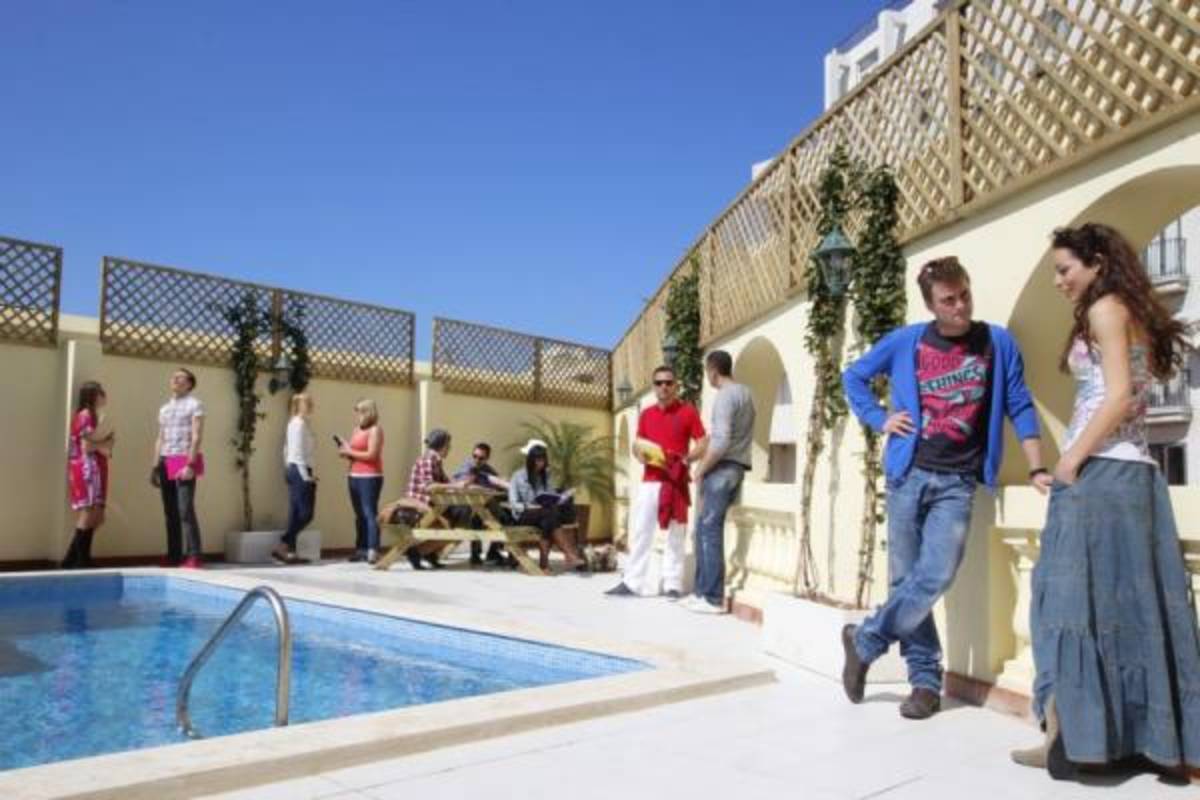 Maltalingua swimming pool 