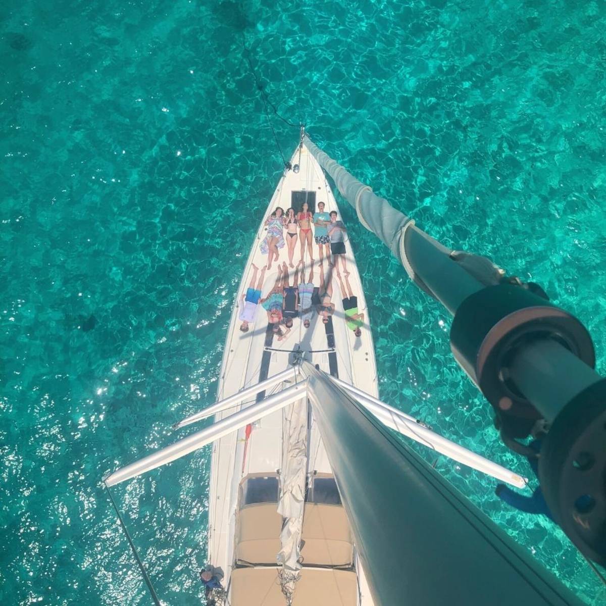 Monohull from above