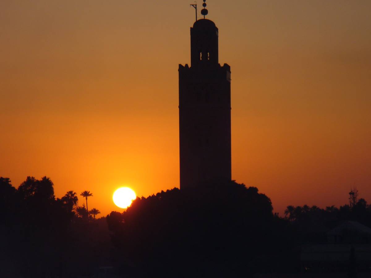 Mosque at sunrise