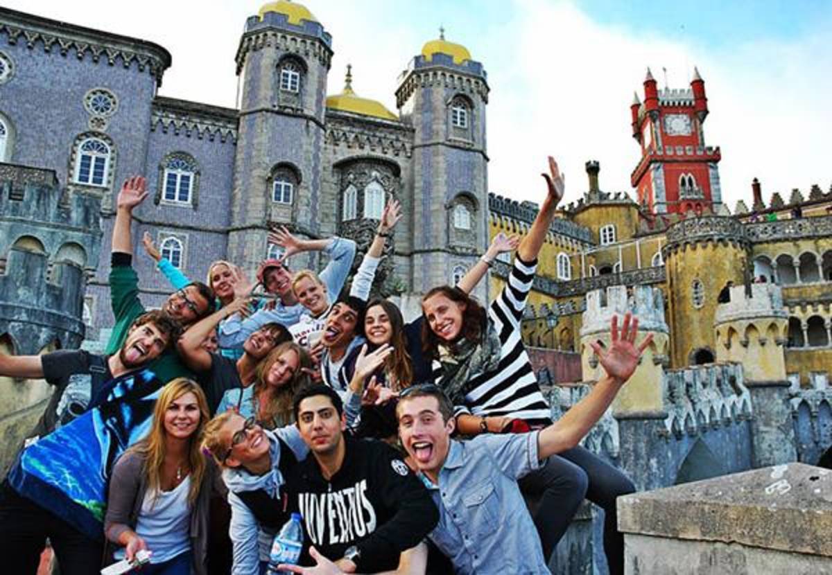 students in the city