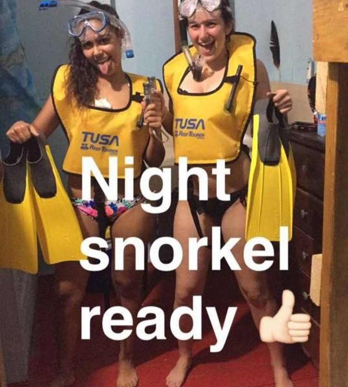 night snorkel ready