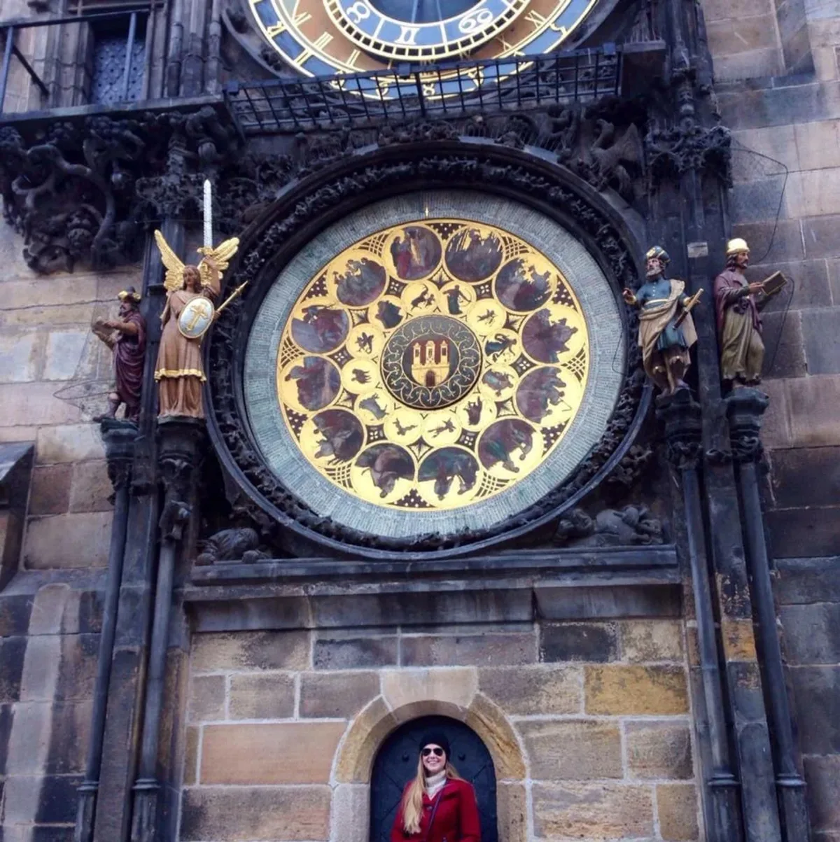 old clock on a building