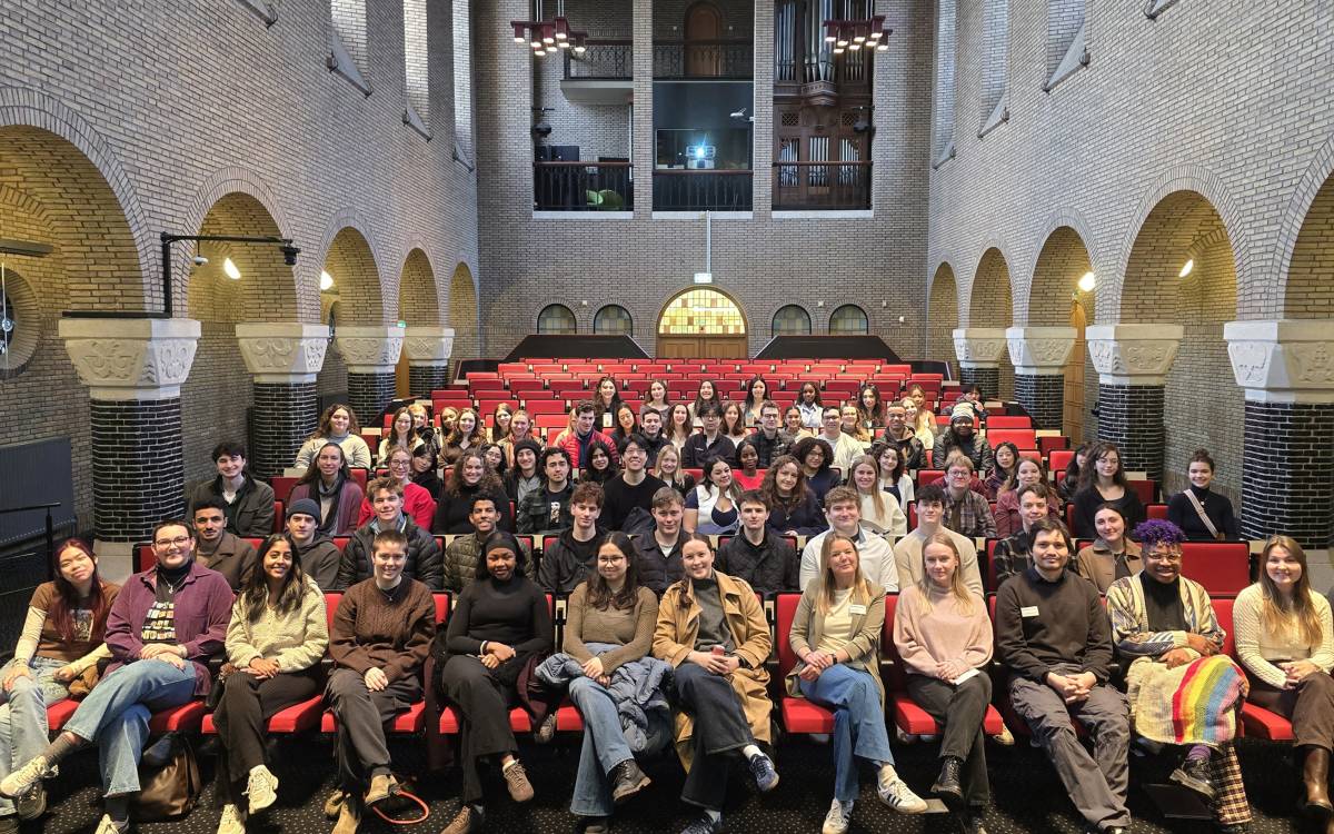 Our spring 2026 cohort during the official opening of the programme